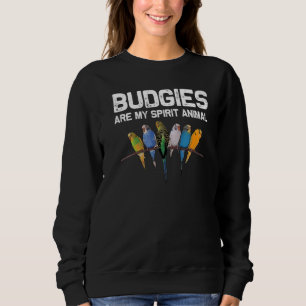 Sudadera Budgie Para Hombres Mujeres Cockatiel Parakeet 4