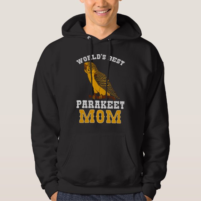 Sudadera Budgie Parakeet Mom Budgerigar (Anverso)