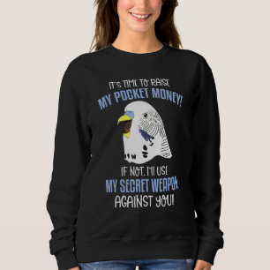 Sudadera Budgie Poket Money Mascota Bird Secret War Budgeri