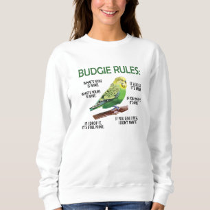 Sudadera Budgie, propietaria de Budgie Lover Parakeet Bird 