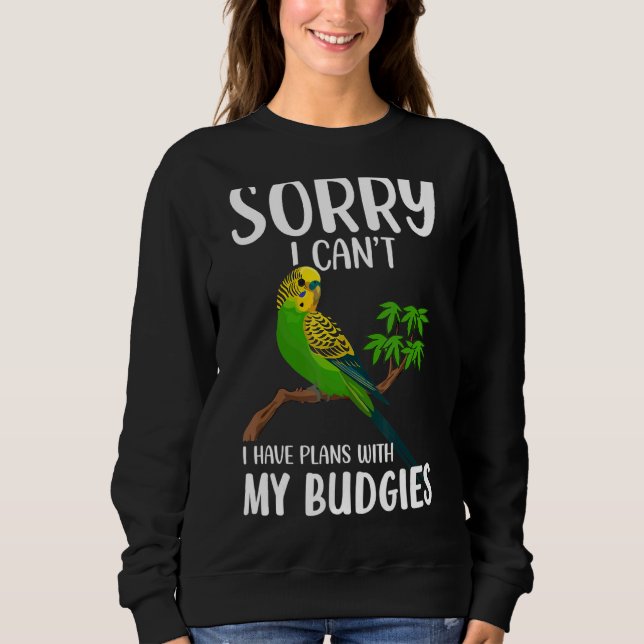 Sudadera Budgies Bird Mascota Set 3 (Anverso)