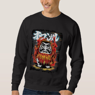Sudadera Budismo japonés Daruma Doll Budismo Japón Tradicio