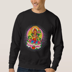 Sudadera Budismo Tara Tibet Lotus Meditation Yoga Om Fitte