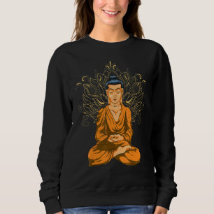 Sudadera Budismo Zen Flor de Loto Espiritual Budista Buda