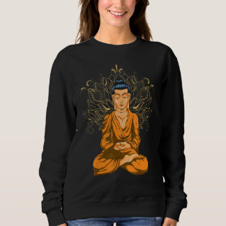 Sudadera Budismo Zen Flor de Loto Espiritual Budista Buda