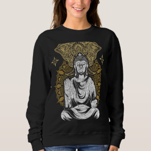 Sudadera Budismo zen Mandala Elefante Budista espiritual B