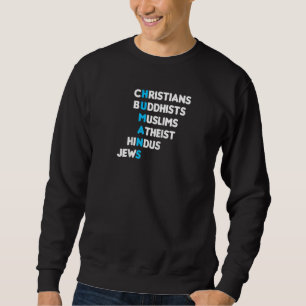 Sudadera Budista cristiano musulmán judío hindú humaniza re