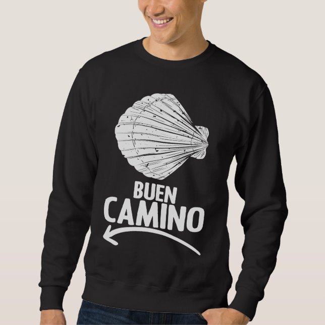 Sudadera Buen Camino Pilgrimage Camino De Santiago Hiker (Anverso)