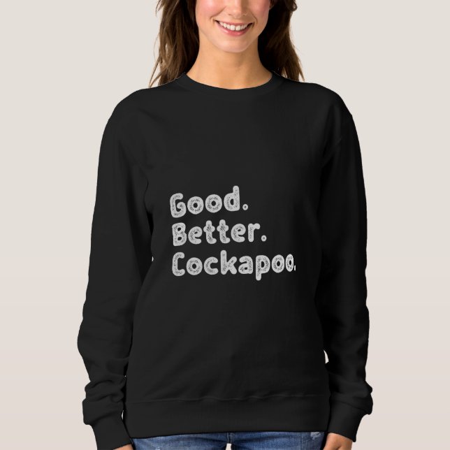 Sudadera Buen Cockapoo mejor (Anverso)