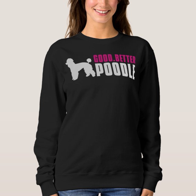 Sudadera Buen Mejor Poodle (Anverso)