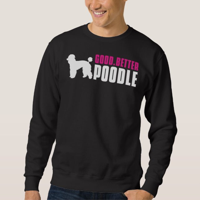 Sudadera Buen Mejor Poodle (Anverso)