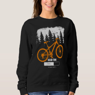 Sudadera Buen Momento Cargando Ciclo De Ciclismo De Montaña