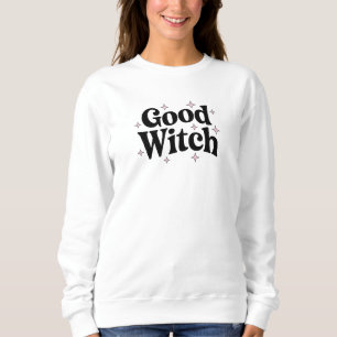 Sudadera Buena Bruja Halloween lindo conjunto de chicas