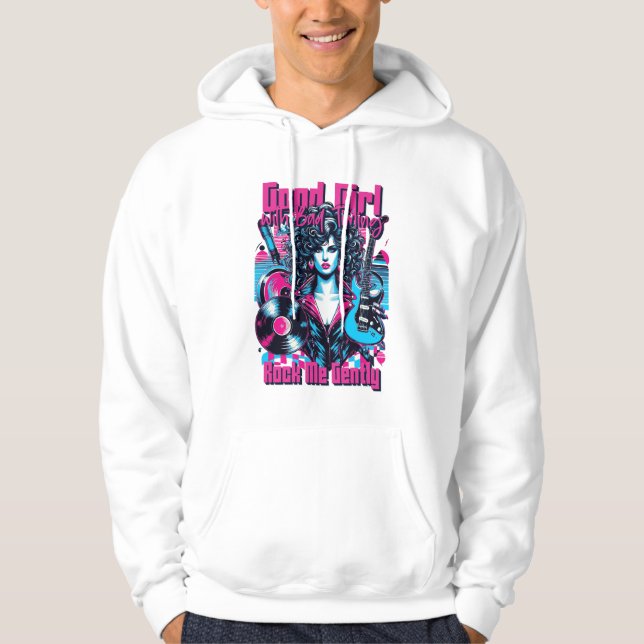 Sudadera Buena chica con mal momento - Rómpeme suavemente (Anverso)
