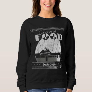 Sudadera Buena comida Moondances diner Café fresco Tendenci