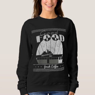 Sudadera Buena comida Moondances diner Café fresco Tendenci