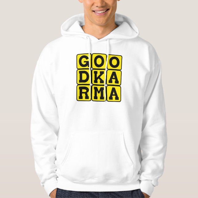 Sudadera Buena Karma, Principio Budista (Anverso)