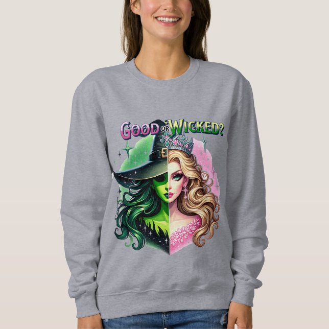 Sudadera Buena o mala bruja (Anverso)