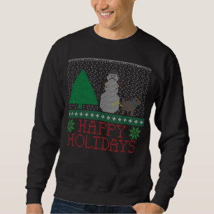 Sudadera Buenas fiestas navidad de pis del muñeco de nieve