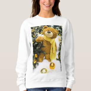 Sudadera Buenas fiestas oso de peluche de la nieve de las