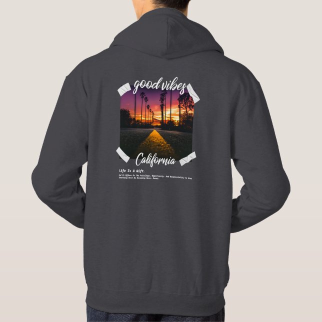 Sudadera Buenas Vibraciones California (Reverso)