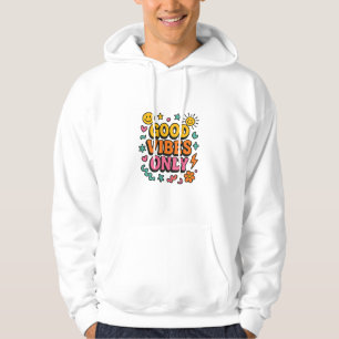 Sudadera Buenas vibraciones sólo retro hoodie - Funky Motiv