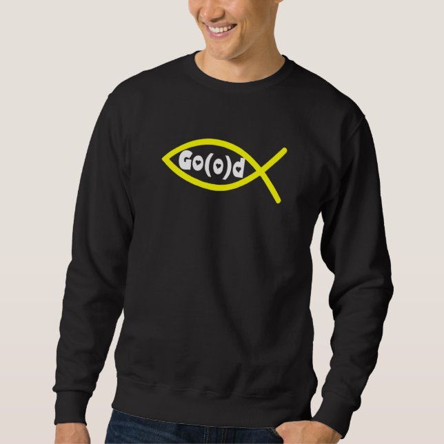 Sudadera Bueno - Dios es bueno - Ichtys - Fe - Jesús - Icht (Anverso)