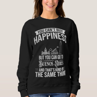 Sudadera Buenos Aires Argentina City Skyline Map Travel