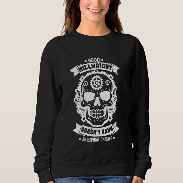 Sudadera Buenos derechos, me encanta ser un Millwright (Anverso)