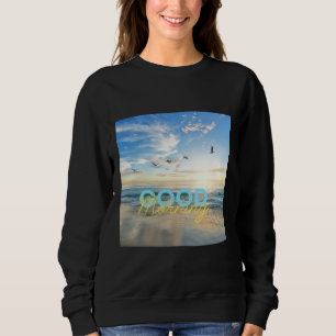 Sudadera Buenos días cielo azul