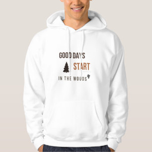 Sudadera Buenos Días Comienzan en la Camiseta de Forest Lov