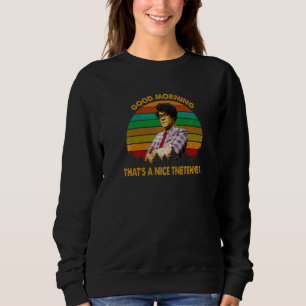 Sudadera Buenos días, es una bonita cosecha retro de Tneten