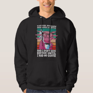 Sudadera Buenos días Gafas Salamander Lizard Café Ax