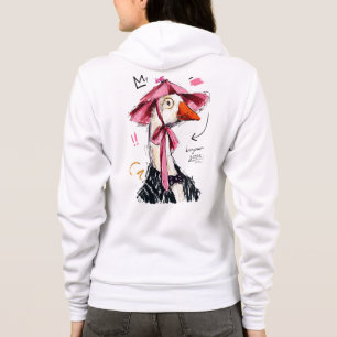 Sudadera ¡Buenos días Ganso! Ganso Elegante con Monóculo y