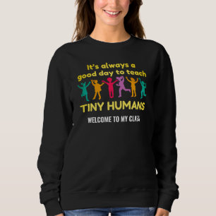 Sudadera Buenos días para enseñar a los pequeños humanos un
