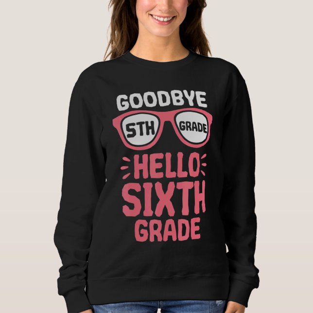 Sudadera Buenos días profesor de 6º grado S (Anverso)