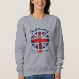 Sudadera Buenos días Reino Unido - Union Jack & London Phon