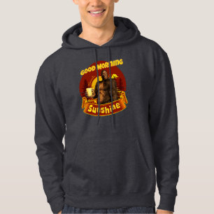 Sudadera Buenos Días Sol Bigfoot Café Humor Arte