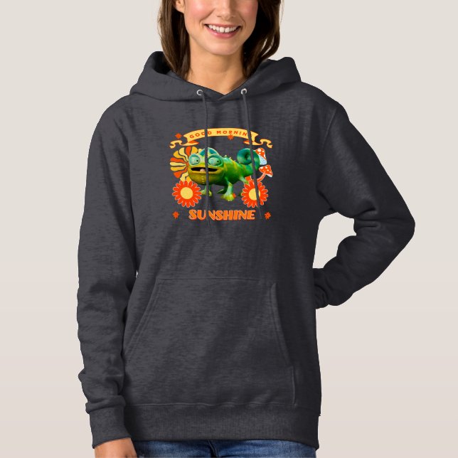 Sudadera Buenos Días Sol Funny Camaleón (Anverso)