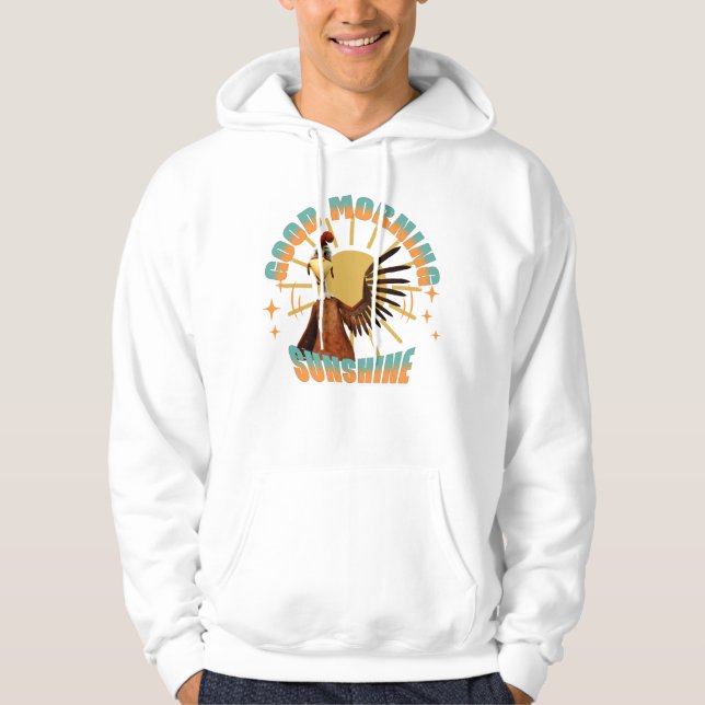 Sudadera Buenos Días Sol Funny Rooster (Anverso)