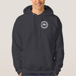 Sudadera Búfalo blanco camisas de suero casero masculino a