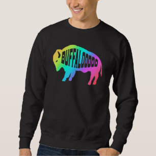 Sudadera Búfalo de arcoiris