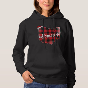 Sudadera Búfalo de Ohio colocado Navidades de la casa Santa