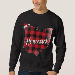 Sudadera Búfalo de Ohio colocado Navidades de la casa Santa