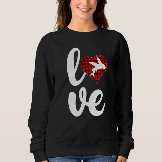 Sudadera Búfalo de peces voladores de amor de amor Fish Fly (Anverso)