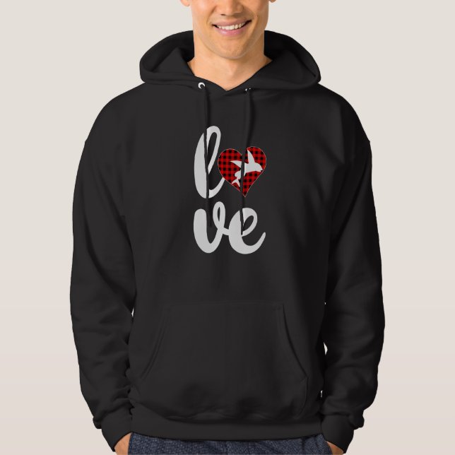 Sudadera Búfalo de peces voladores de amor de amor Fish Fly (Anverso)