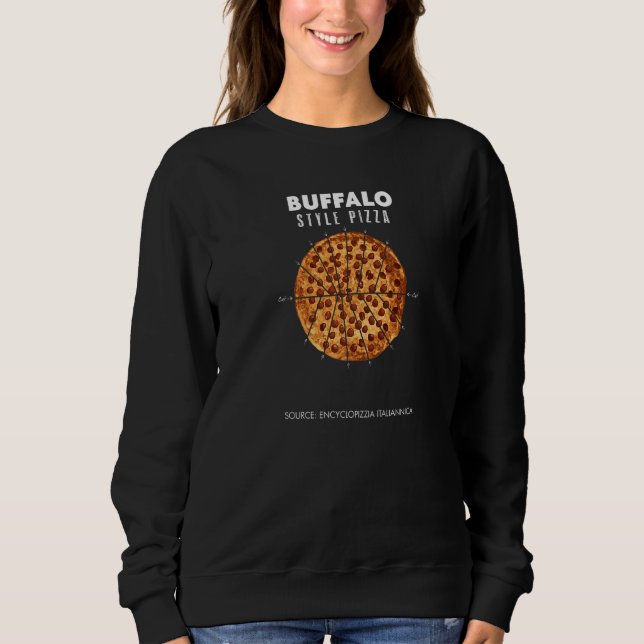 Sudadera Búfalo de pizza regional New York Style Cup & Burn (Anverso)