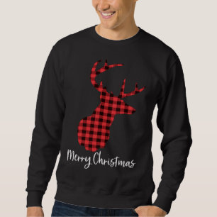 Sudadera Búfalo de reno Tirado Feliz Navidad