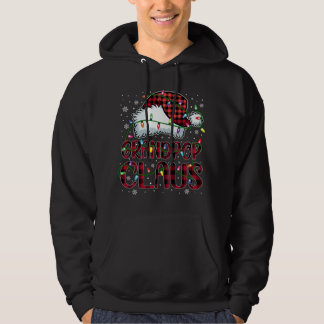 Sudadera Búfalo navideño vestido rojo de sombrero de Santa