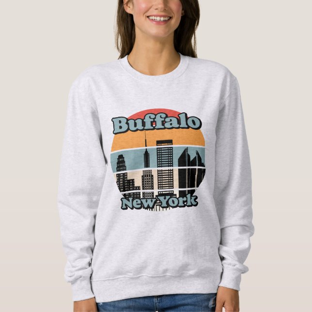 Sudadera Búfalo, Nueva York (Anverso)